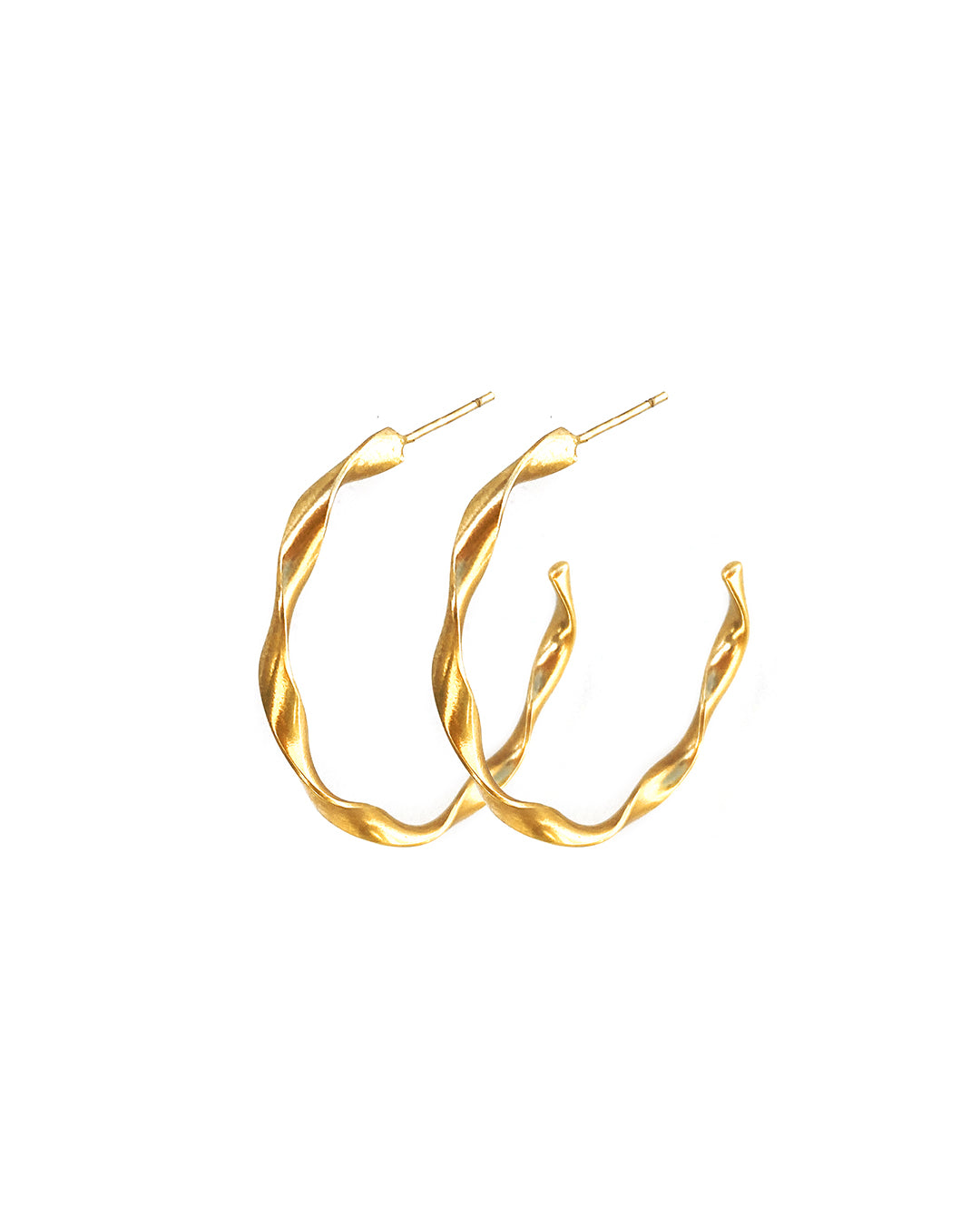 Twist Gold Earrings