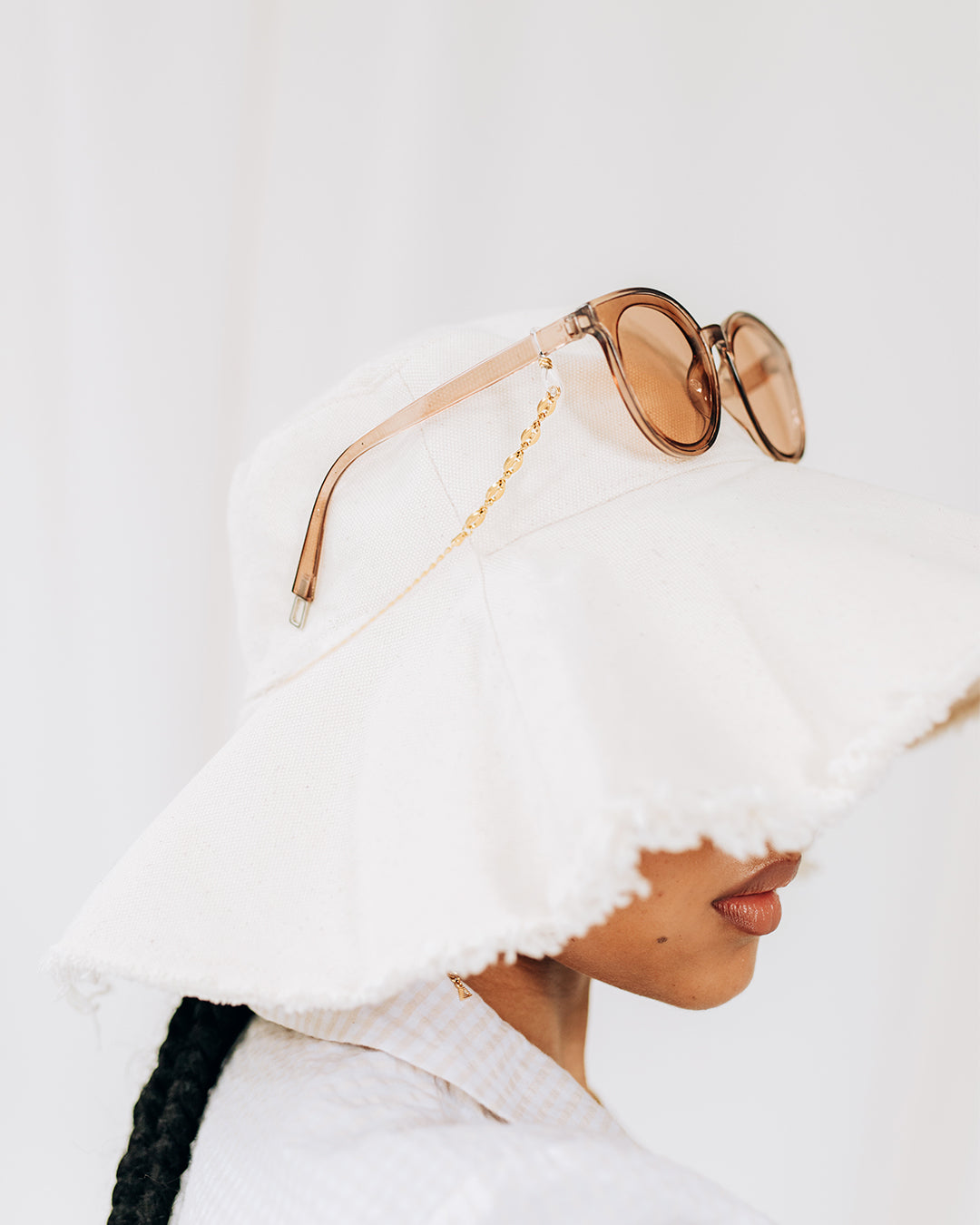 Fence Gold Glasses Chain