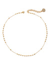 Maldon | Silver Long Beaded Link Necklace