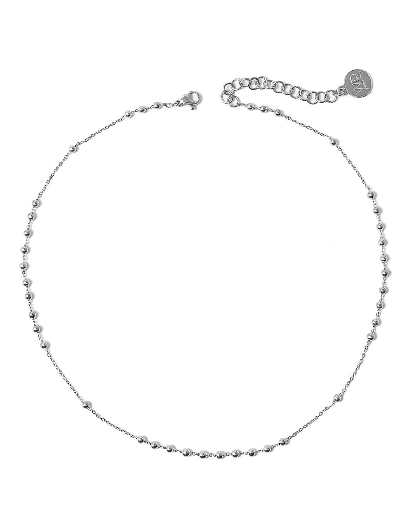 Altra | Silver Beaded Chain Necklace