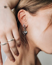 Amaro Single Silver Earring