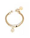 Ivory | Gold Pearl Bracelet