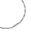 Column | Silver Chain And Stones Bracelet