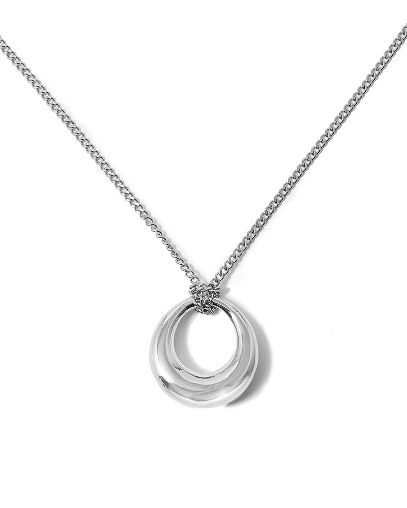 Domeo | Silver Dome Ring Necklace