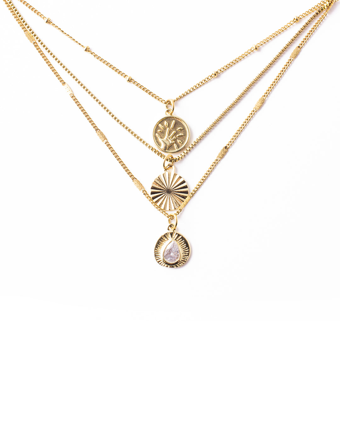 Groove Gold Necklace