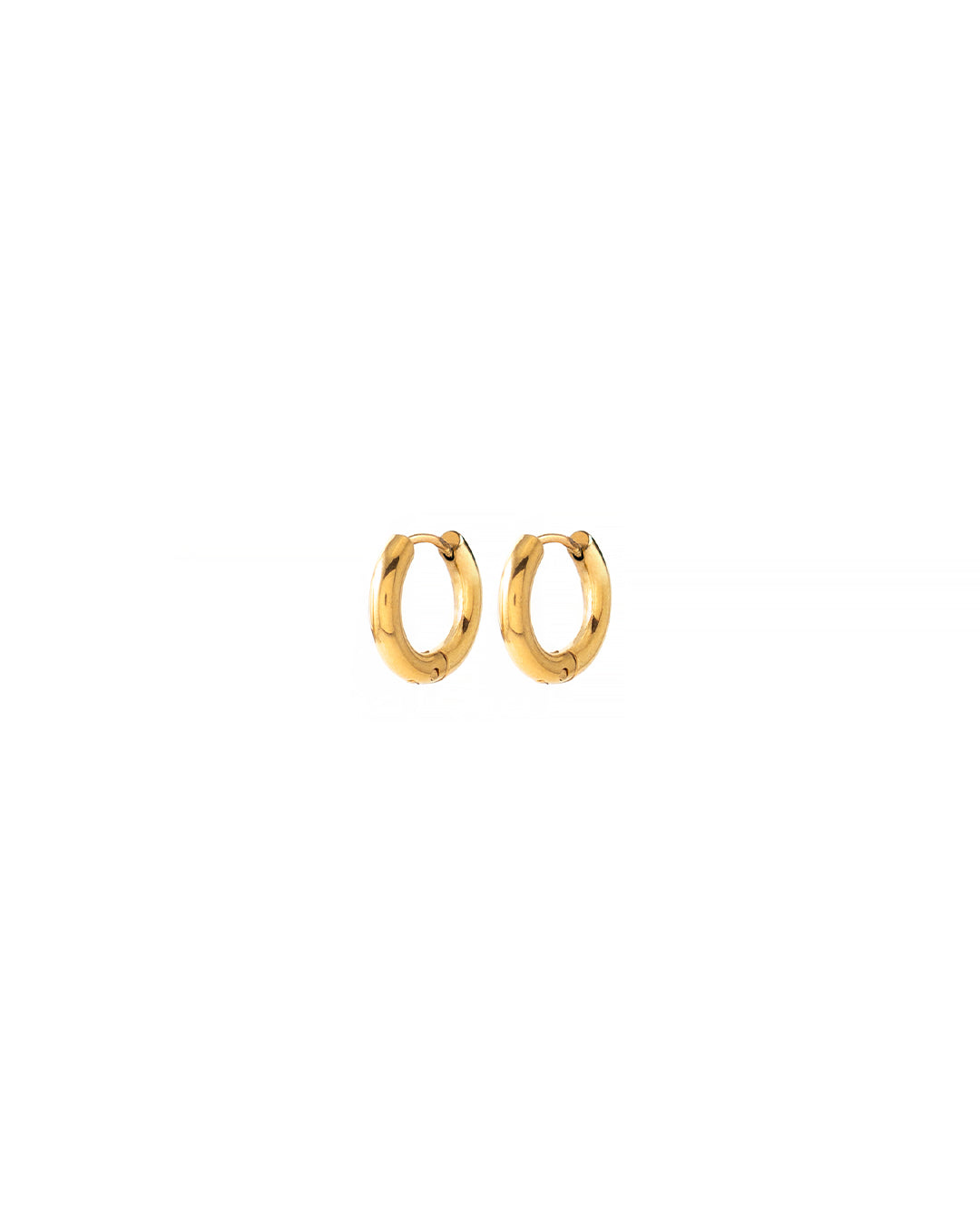 Huguette Gold Hoop Earrings