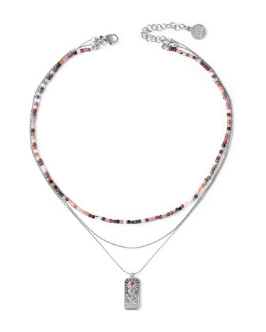 Coco | Silver Pearl Choker Necklace