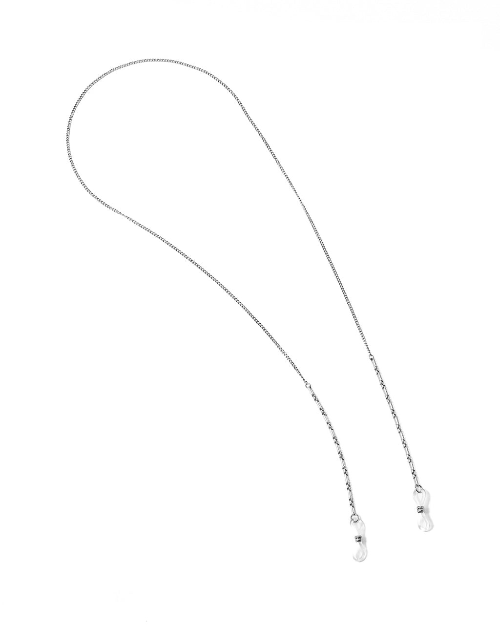 Rhodes | Silver Textured Glasses Chain