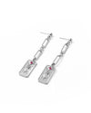 Rosato | Silver Chain And Medallion Earrings