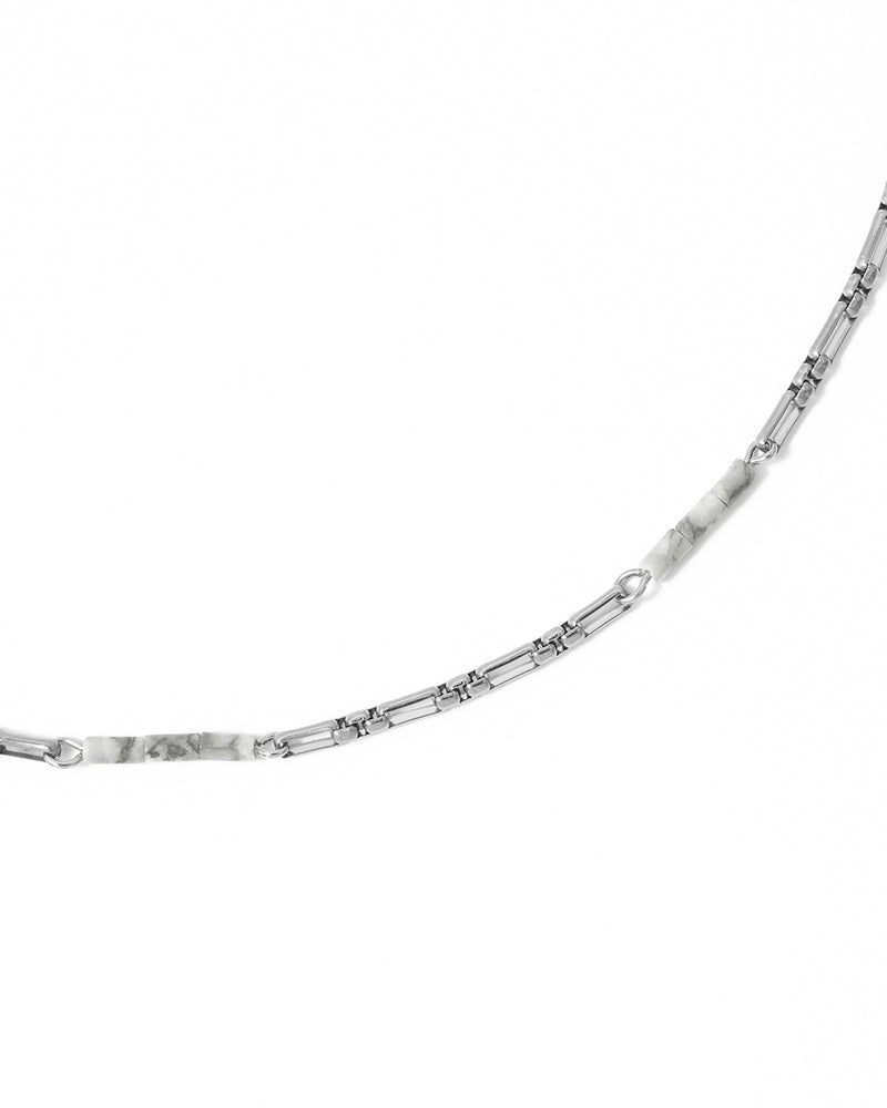 Sofie | Silver Chain And Stones Necklace