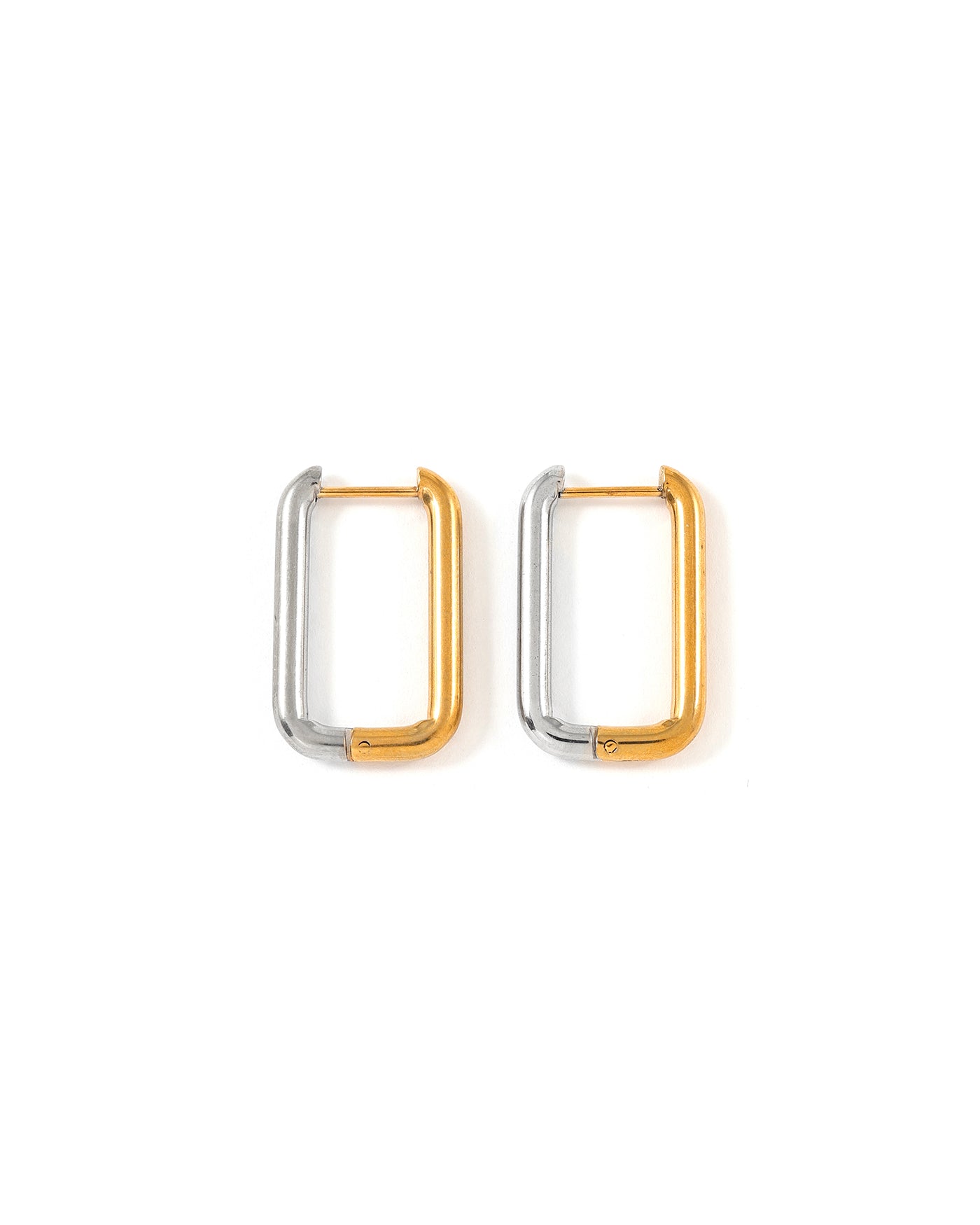 Duet Two-Tone Earrings