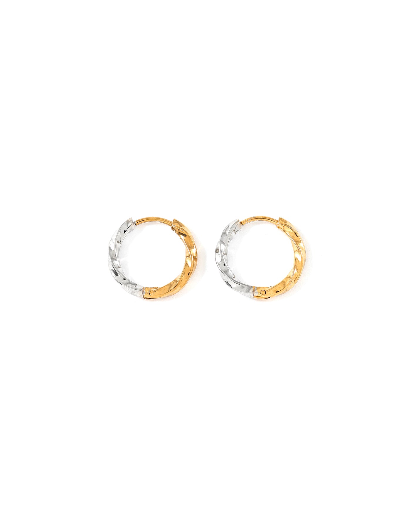 Tandem Two-Tone Earrings