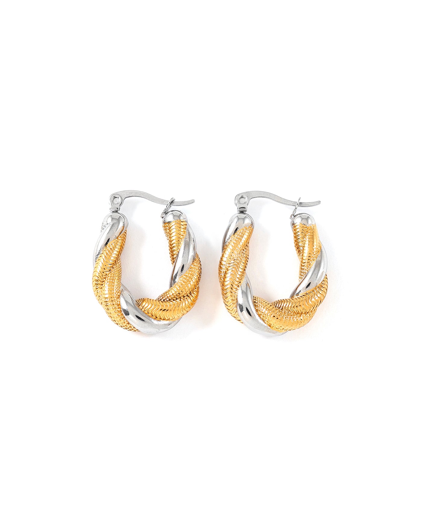 Alliance Two-Tone Earrings