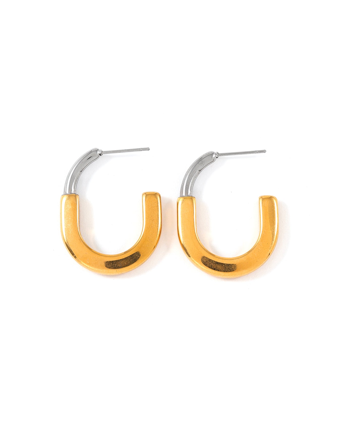 Duolux Two-Tone Earrings