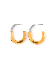Duolux Two-Tone Earrings