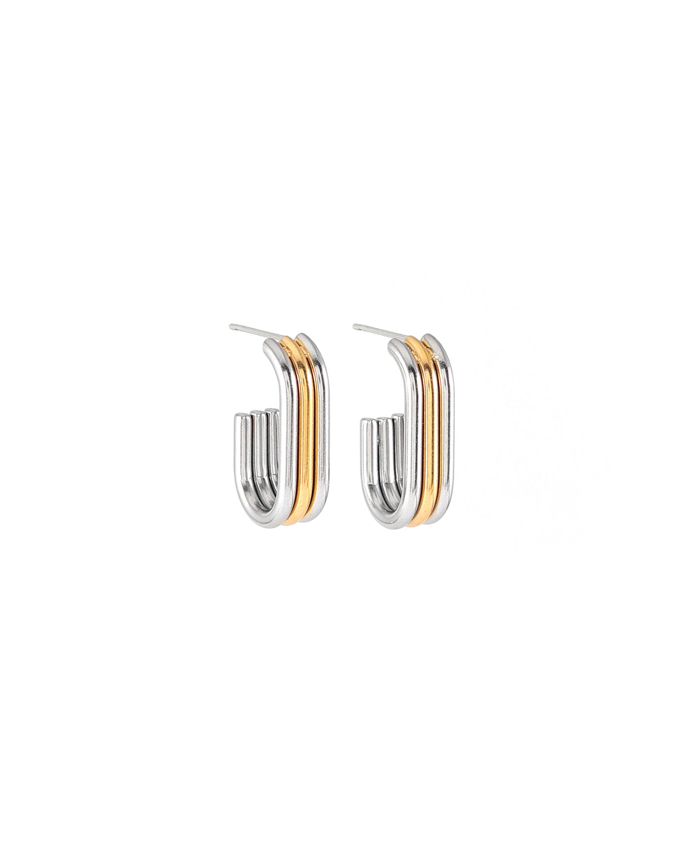 Coppia Two-Tone Earrings