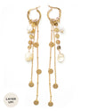 Honey | Long Multi-Strand Gold Earrings
