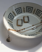 Duet Two-Tone Earrings