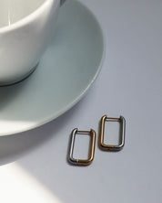 Duet Two-Tone Earrings