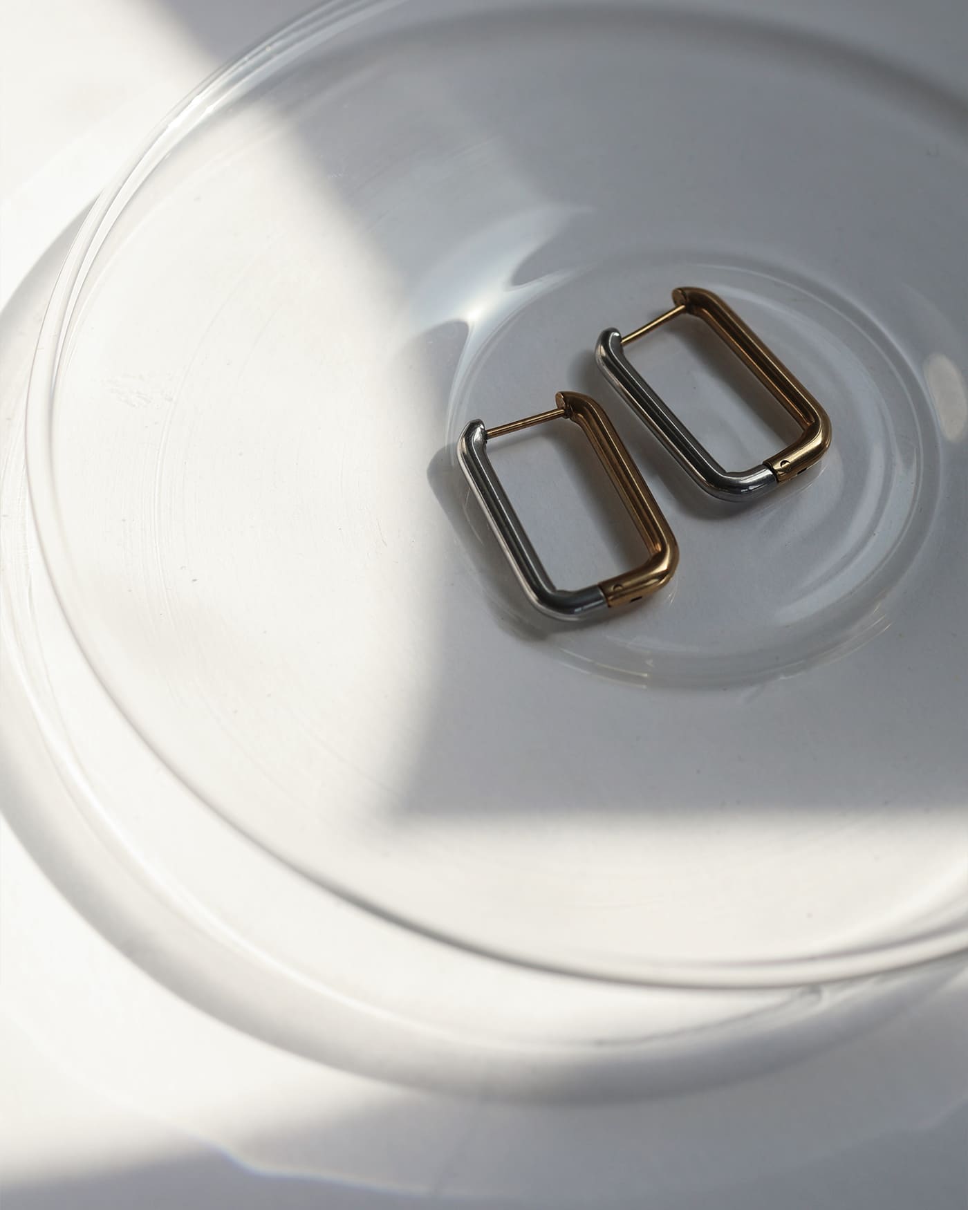 Duet Two-Tone Earrings