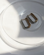 Duet Two-Tone Earrings