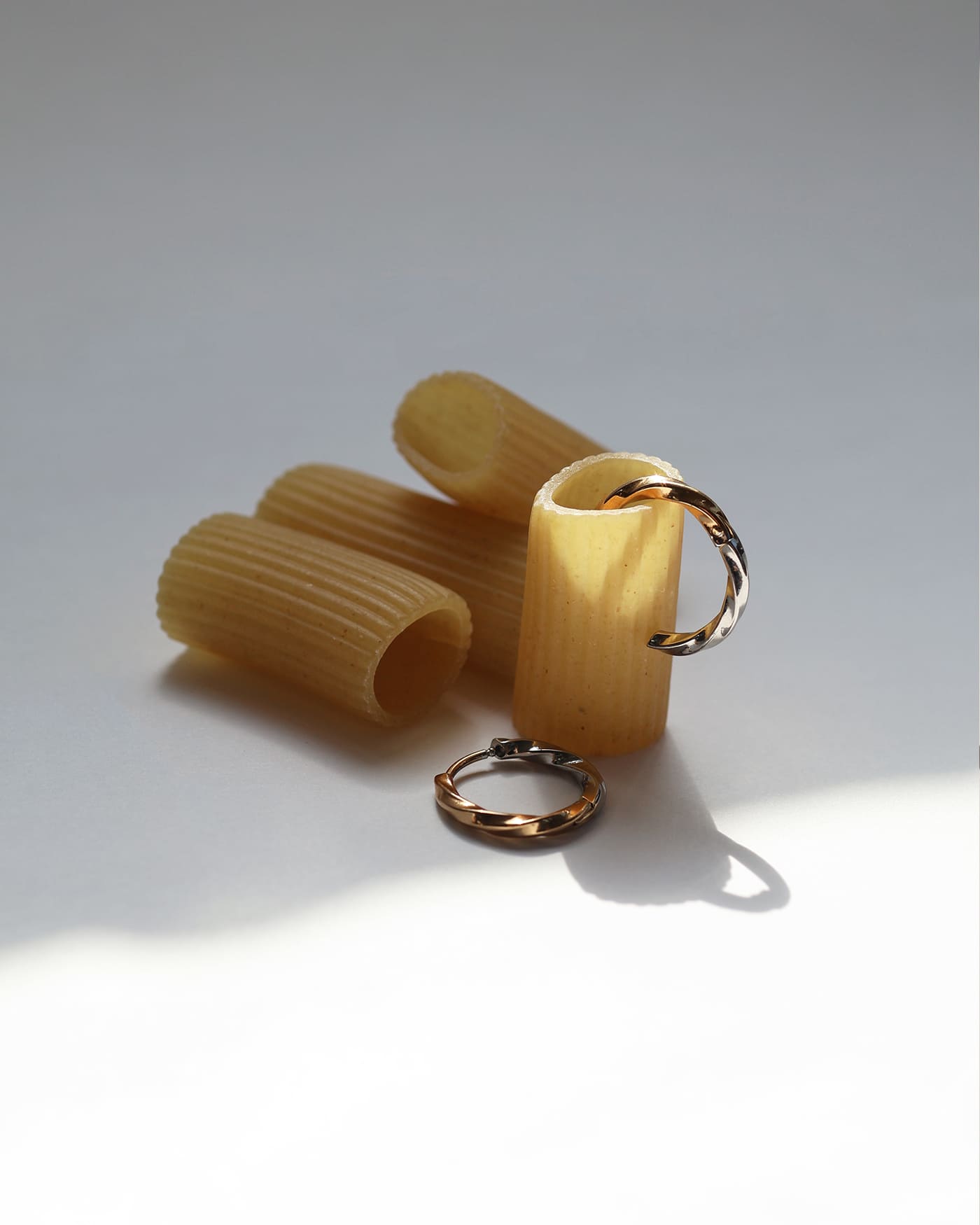 Tandem Two-Tone Earrings