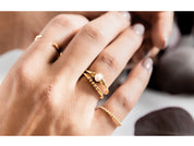 Rings - Didier - Gold • wellDunn jewelry — Handmade in Montreal