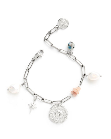 Colette | Silver Multi-Strand Pearl Bracelet
