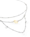 Plexus | Short Silver Layered Necklace