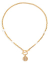 Silex | Gold Toggle Clasp Necklace