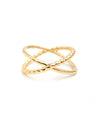 Link | Gold Vermeil Fixed Chain Ring