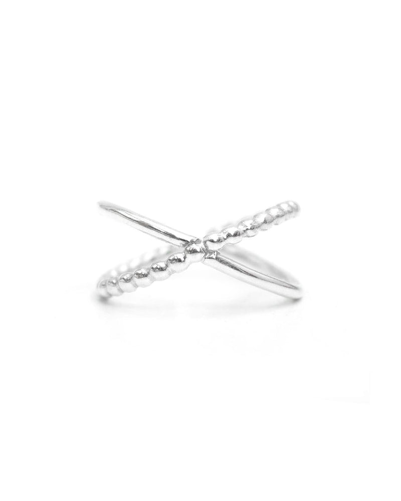 Alexe | Sterling Silver X Ring