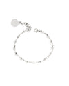 Giardino | Silver Multi-Strands Stones Bracelet