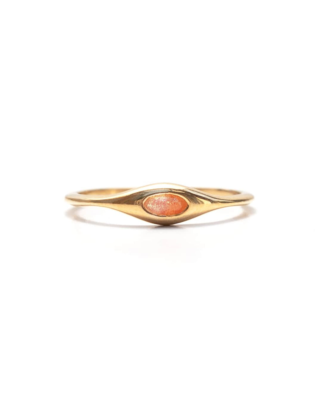 Canyon | Gold Vermeil Oval Sunstone Ring