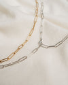 Clippy | Silver Paper clip chain necklace