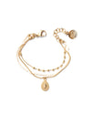Toscana | Gold Large Figaro chain bracelet