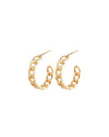 Huggie | Gold Minimalistic Hoop Earrings