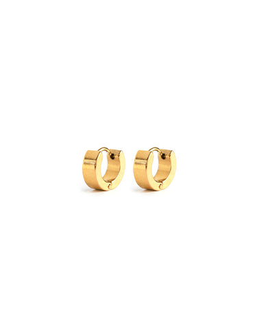 Cabana | Gold Hoops And Pearl Earrings
