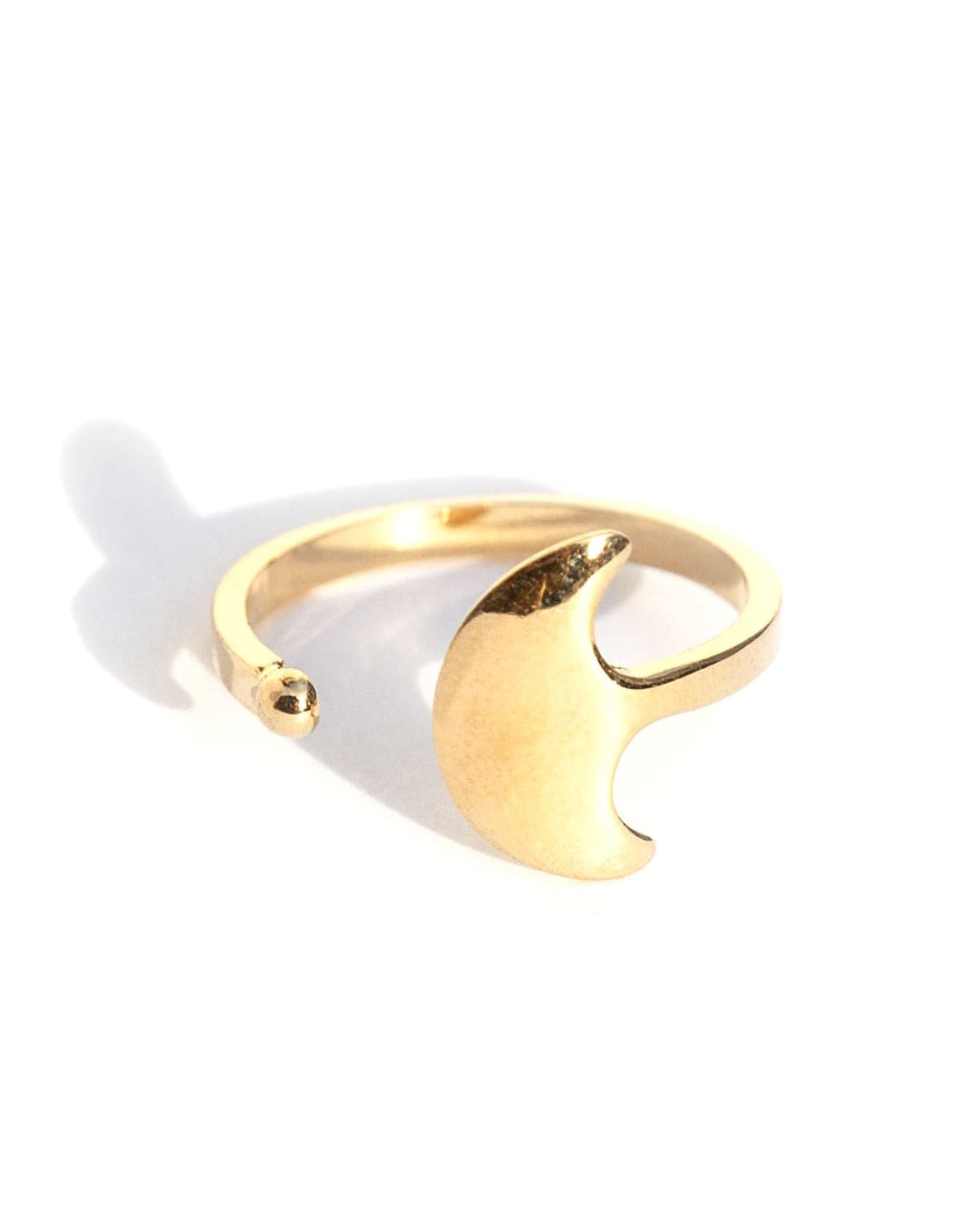 Eleonore | Gold Open Crescent Ring