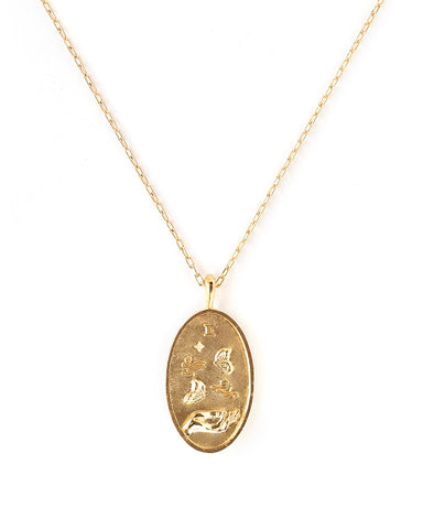 Virgo | Gold Zodiac Necklace