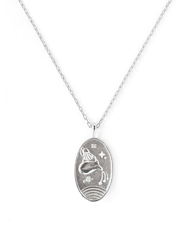 Capricorn | Silver Zodiac Necklace