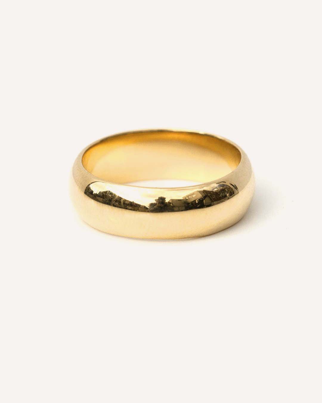 Jordan Solid Gold Ring