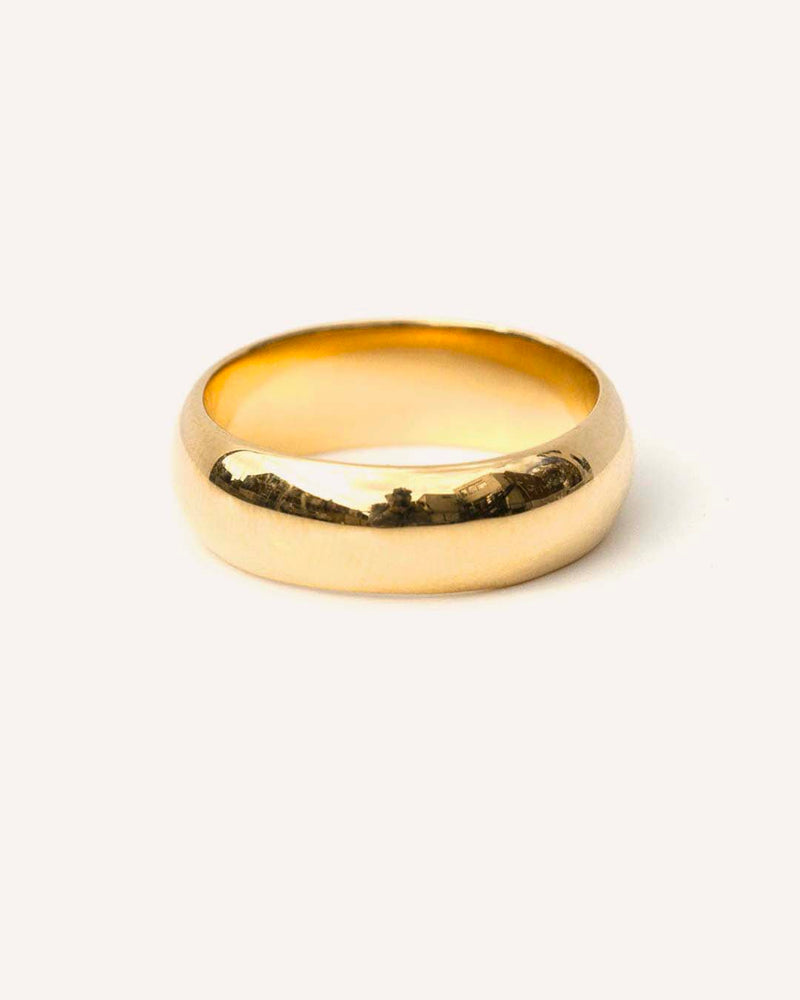 Jordan | 10K Solid Gold Low-Dome Ring