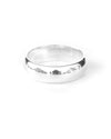Omega | Sterling Silver Horseshoe Beaded Ring