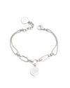 Ryan | Silver Bead And Chain Bracelet