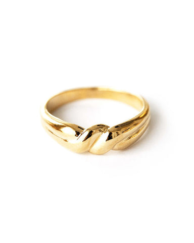 Peak | Gold Vermeil Beaded V Ring