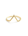 Ermite | Gold Vermeil Sea Croissant Ring
