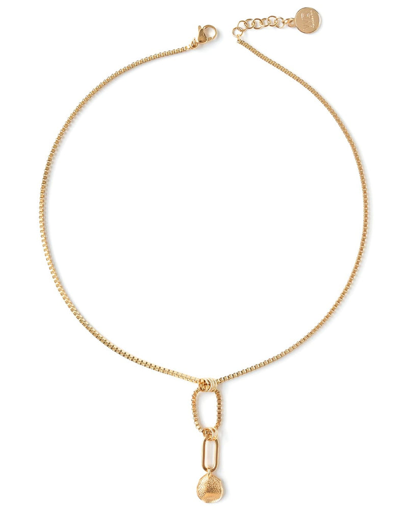 Pelerin | Gold Short Oval Links Necklace