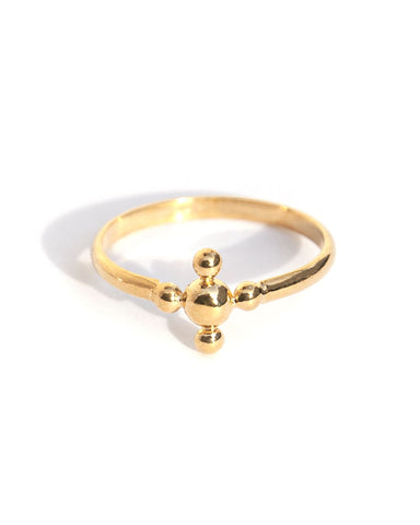 Ermite | Gold Vermeil Sea Croissant Ring
