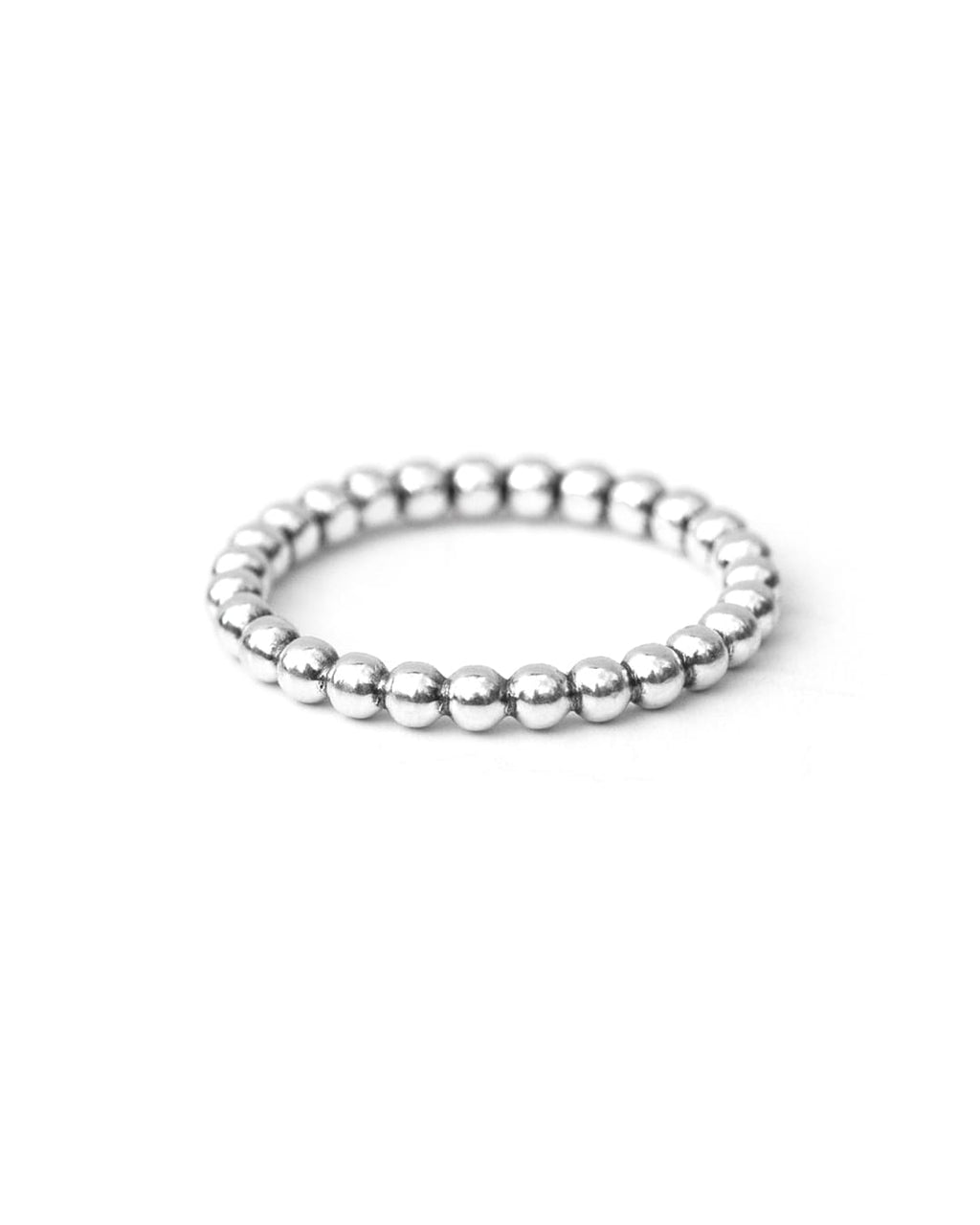 Perlock | Sterling Silver XL Beaded Ring